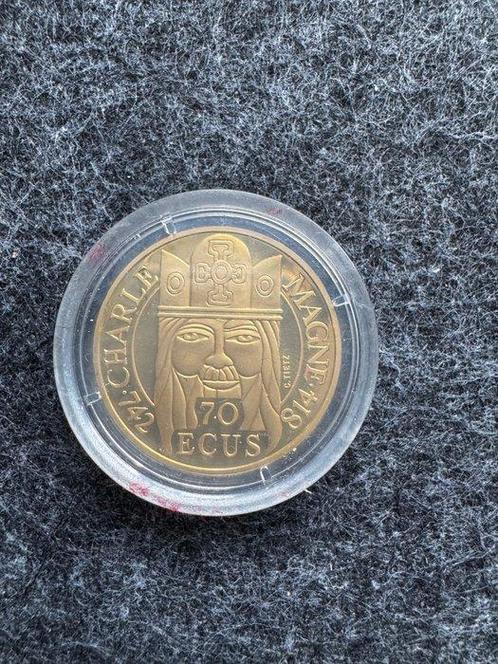 Frankrijk. 500 Francs 1990 Charlemagne. Proof (BE), Postzegels en Munten, Munten | Europa | Euromunten