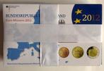 Duitsland. Year Set (BU) 2012 A,D,F,G,J (5 sets) (Zonder, Postzegels en Munten, Munten | Europa | Euromunten