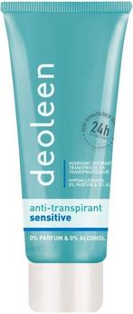 DEOLEEN ANTI-TRANSPIRANT SENSITIVE DEO CRÈME TUBE 50 ML, Sieraden, Tassen en Uiterlijk, Uiterlijk | Lichaamsverzorging, Verzenden