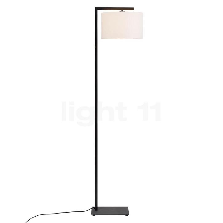 Its about RoMi Boston Vloerlamp, wit - lampenkap 20 cm, Huis en Inrichting, Lampen | Vloerlampen, Nieuw, Verzenden