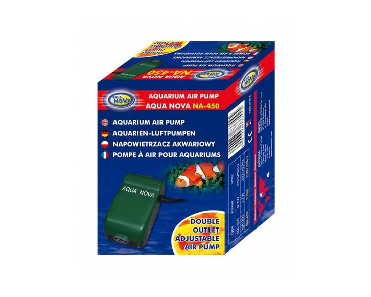 Aqua Nova luchtpomp NA-450, Dieren en Toebehoren, Vissen | Aquaria en Toebehoren, Ophalen of Verzenden