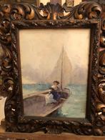 Mosè Bianchi (1840-1904), Toegeschreven aan - Laguna, Antiek en Kunst