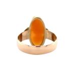 Ring met camee 12 krt, Sieraden, Tassen en Uiterlijk, Ringen, Ophalen of Verzenden, Nieuw
