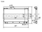 Koyo 01-05 Lexus IS300 (MT) Radiator - V2356, Ophalen of Verzenden, Nieuw
