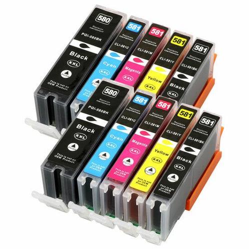 Canon pixma TS705 inktcartridges CLI-581 XL / PGI-580 XL ..., Computers en Software, Printerbenodigdheden, Nieuw, Verzenden