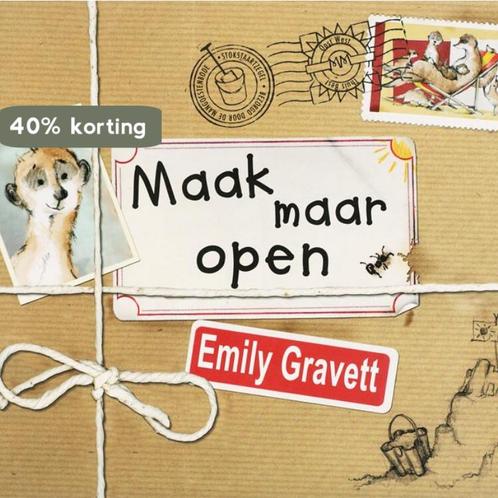 Maak maar open 9789000037056 Emily Gravett, Boeken, Overige Boeken, Zo goed als nieuw, Verzenden