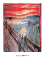 Kunstdruk Edvard Munch - The Scream 60x80cm, Verzenden, Nieuw