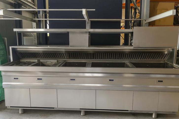 Nog te reviseren - Kiremko visbakwand 3x vis 2x friet Gas, Zakelijke goederen, Horeca | Keukenapparatuur, Ophalen of Verzenden