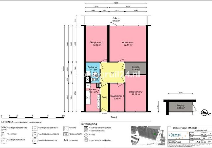 Woningruil - Debussystraat 111 - 3 kamers en Zuid-Holland, Huizen en Kamers, Woningruil, Zuid-Holland