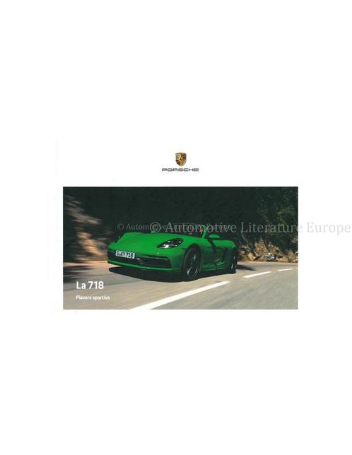 2021 PORSCHE 718 BOXSTER & CAYMAN HARDCOVER BROCHURE, Boeken, Auto's | Folders en Tijdschriften, Porsche