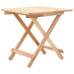 vidaXL Bijzettafel inklapbaar 50x50x49 cm massief, Huis en Inrichting, Tafels | Bijzettafels, Verzenden, Nieuw
