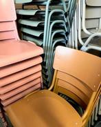 Retro sledestoelen nieuw eetkamerstoelen kantinestoelen, Gebruikt, Overige kleuren, Ophalen of Verzenden, Metaal