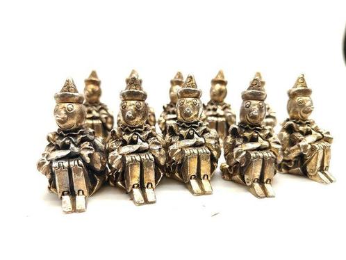 Tafelservies (10) - Lot van 10 Magrini-plaatskaarten in de, Antiek en Kunst, Antiek | Goud en Zilver
