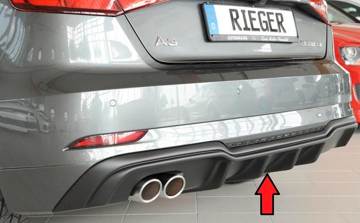 Diffuser | Audi | A3 (8V) / A3 Sportback (8V) 2016- | S-Line, Auto-onderdelen, Carrosserie en Plaatwerk, Nieuw, Audi, Verzenden