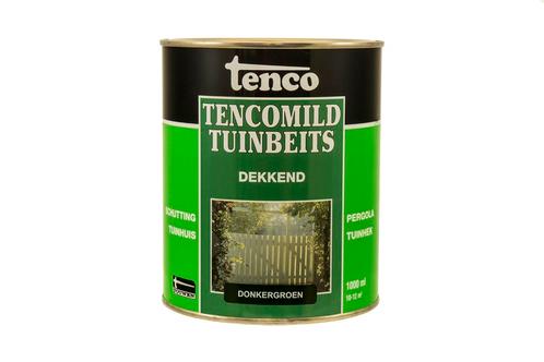 Tenco tencomild tuinbeits dekkend 1 liter, middengroen, Doe-het-zelf en Verbouw, Verf, Beits en Lak, Nieuw, Verzenden