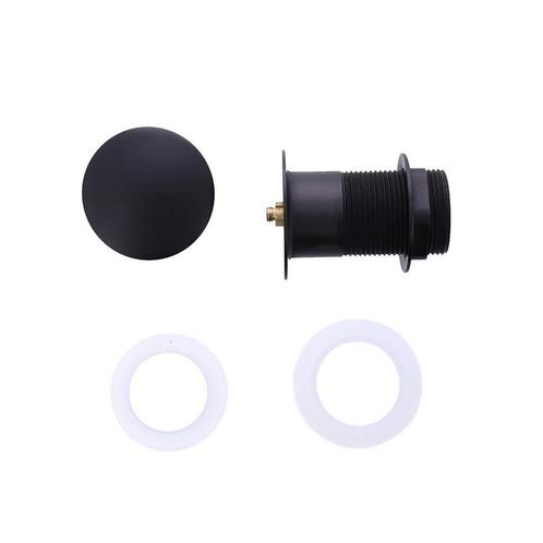 Afvoerplug Mat Zwart Pop up Plug voor Wastafel, Doe-het-zelf en Verbouw, Sanitair, Nieuw, Wastafel, Verzenden