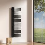 Handdoekradiator Kviteseid 50 mm zwart 146x45x6,6 cm [neu.ha, Doe-het-zelf en Verbouw, Verwarming en Radiatoren, Verzenden, Nieuw