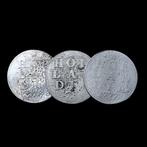 Nederland. Silver 3x 2 Stuivers Double Wapenstuiver Coins