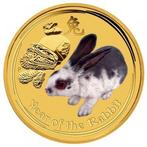 Australië. 5 Dollars 2011 - Rabbit. 1/20 oz - Gold .999 -