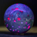 Robijnbol - Fuchsite Hoogwaardige bal - Hoogte: 85 mm -
