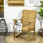 TRUUSK Schommelstoel Met Armleuning, Tuinstoel Relaxstoel Vo, Verzenden, Nieuw