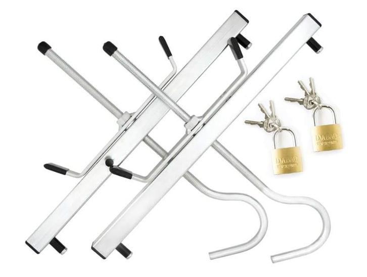 Professionele ladderklem met hangslot - duurzaam en diefs..., Doe-het-zelf en Verbouw, Ladders en Trappen, Minder dan 2 meter