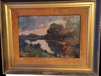 Antonio Fontanesi (1818–1882), Toegeschreven aan - Paesaggio, Antiek en Kunst, Kunst | Schilderijen | Klassiek