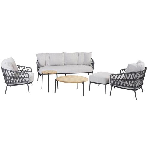 Calpi stoel bank loungeset 6 delig rope 4 Seasons Outdoor, Tuin en Terras, Tuinsets en Loungesets, Nieuw, Ophalen of Verzenden