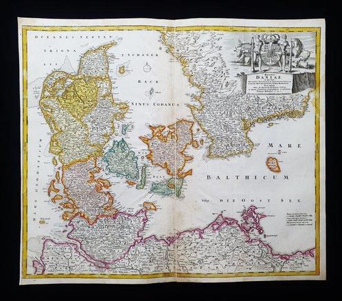 Europa - Denemarken / Noordzee / Scandinavië / Kopenhagen /, Boeken, Atlassen en Landkaarten