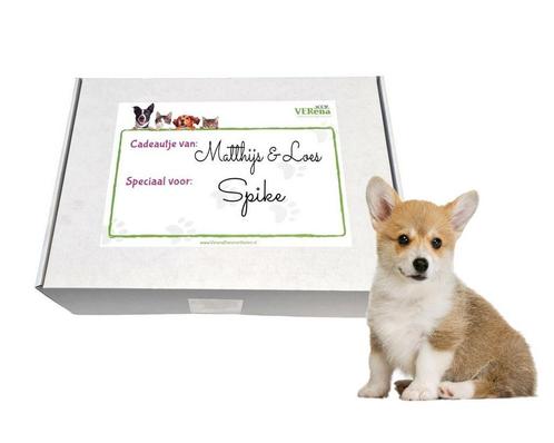 Puppy cadeaubox met speelgoed, Dieren en Toebehoren, Hondenspeelgoed, Overig speelgoed, Nieuw, Verzenden