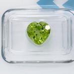 1 pcs Groen Olivijn - 3.65 ct - International Gemological, Nieuw