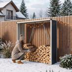 [casa.pro] Stalen brandhout rek Kalmar houtopslag 155x45x157, Verzenden