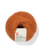 HEMA Acryl-wol garen karamel 100gram 165meter, Verzenden, Nieuw