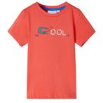 vidaXL Kindershirt met korte mouwen 140 lichtrood, Verzenden, Nieuw