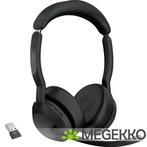 Jabra Evolve2 55 Draadloos Zwart, Computers en Software, Headsets, Verzenden, Nieuw, Jabra