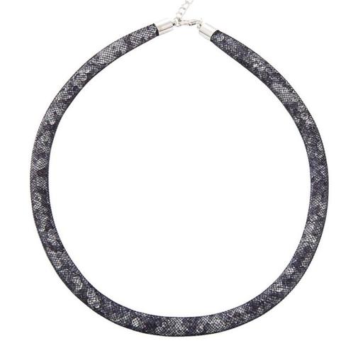 Fako Bijoux® - Ketting - Sterrenstof  - Zwart/Grijs, Sieraden, Tassen en Uiterlijk, Kettingen, Verzenden