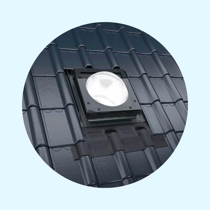 Fakro SRD lichttunnel met vaste buis hellend dak, Doe-het-zelf en Verbouw, Glas en Ramen, Glasplaat, Nieuw, Verzenden