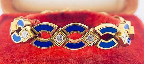 Armband - 18 karaat Geel goud Diamant (Natuurlijk), Sieraden, Tassen en Uiterlijk, Armbanden