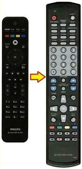 Philips 996510058794 afstandsbediening ALTERNATIEF, Audio, Tv en Foto, Afstandsbedieningen, Verzenden