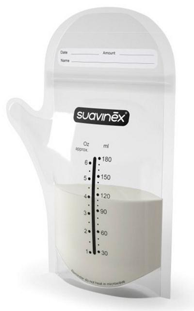 Suavinex 25 Stuks Moedermelk Bewaarzakjes SXZBRF026666, Kinderen en Baby's, Babyvoeding en Toebehoren, Nieuw, Verzenden
