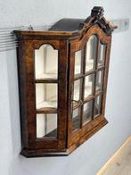 Vitrinekast - Glas, Hout - Antieke vitrinekast