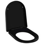 Toiletbril Zwart Quick-Release | Tweedekansje | OP=OP, Ophalen of Verzenden, Nieuw, Toilet