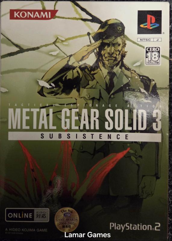 Metal Gear Solid 3 Subsistence NTSC-J (ps2 tweedehands game), Spelcomputers en Games, Games | Sony PlayStation 2, Zo goed als nieuw