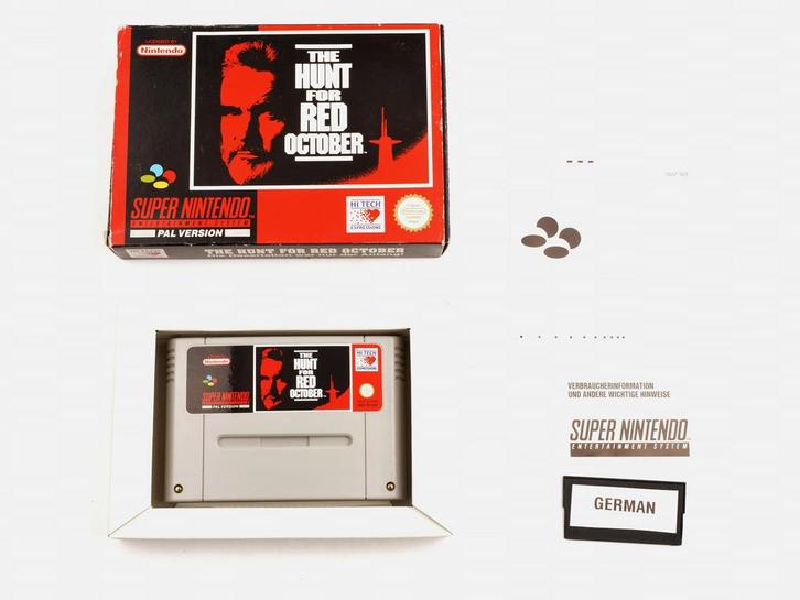 The Hunt for Red October [Super Nintendo], Spelcomputers en Games, Games | Nintendo Super NES, Zo goed als nieuw, Ophalen of Verzenden