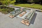 Suns Aspen Ibiza loungeset - Soft green - 2 loungetafels, Tuin en Terras, Verzenden, Nieuw, Hout, Loungeset