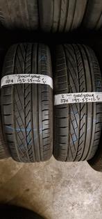 2x195-55-16 Goodyear Zomer 6mm €30 Per Band 195 55 16, Ophalen, Gebruikt, 16 inch, Band(en)