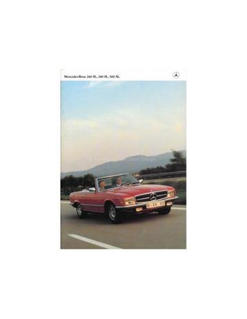 1980 MERCEDES BENZ SL BROCHURE NEDERLANDS beschikbaar voor biedingen