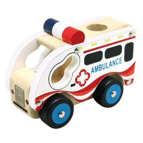 Ambulance Bino 84081, Kinderen en Baby's, Speelgoed | Buiten | Voertuigen en Loopfietsen, Nieuw, Verzenden