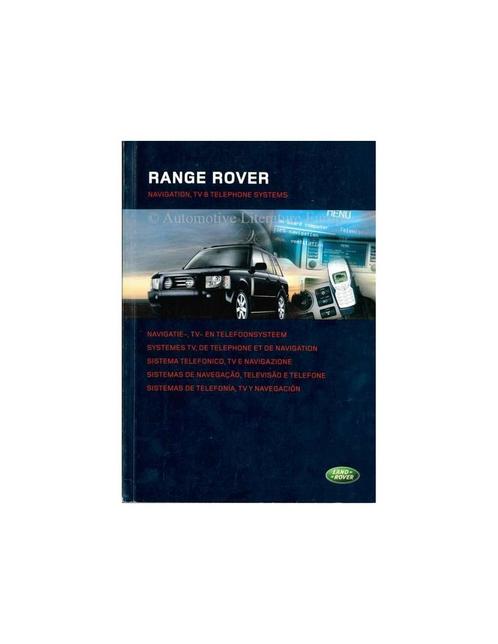 2004 RANGE ROVER NAVIGATIE, TV EN TELEFOONSYSTEEM, Boeken, Auto's | Folders en Tijdschriften