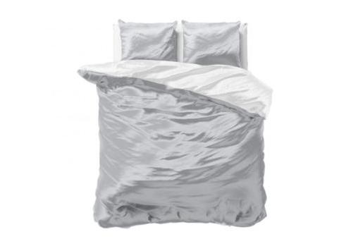 Sleeptime Beauty Double Face Dekbedovertrek Grey/White, Huis en Inrichting, Slaapkamer | Beddengoed